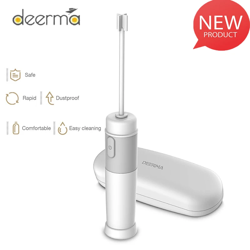 Deerma Deerma-JB01 венчик для молочного напитка кофе миксер Электрический взбиватель яиц пенообразователь мешалка практичный кухонный инструмент для приготовления пищи