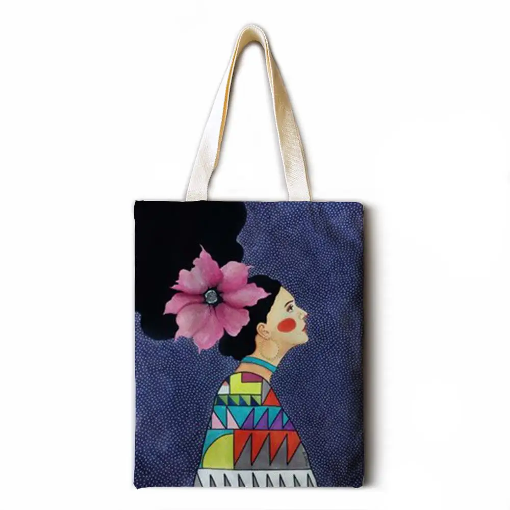 Beauty's dream женская сумка для отдыха на одно плечо хозяйственная из хлопка и льна с