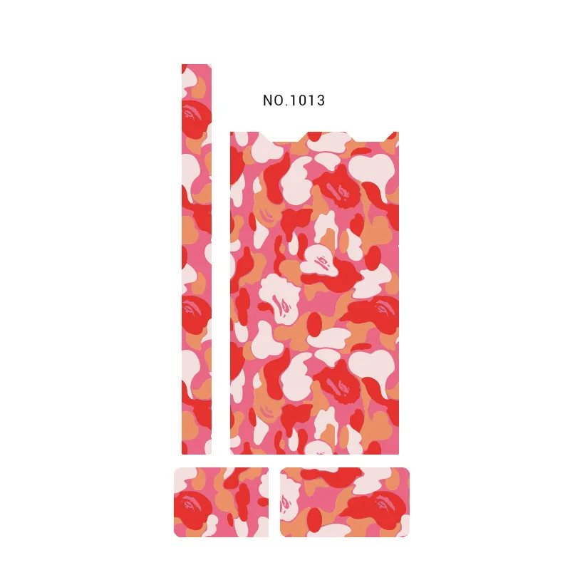 Крутой Камуфляжный военный красочный кожаный стикер электронная сигарета ПВХ