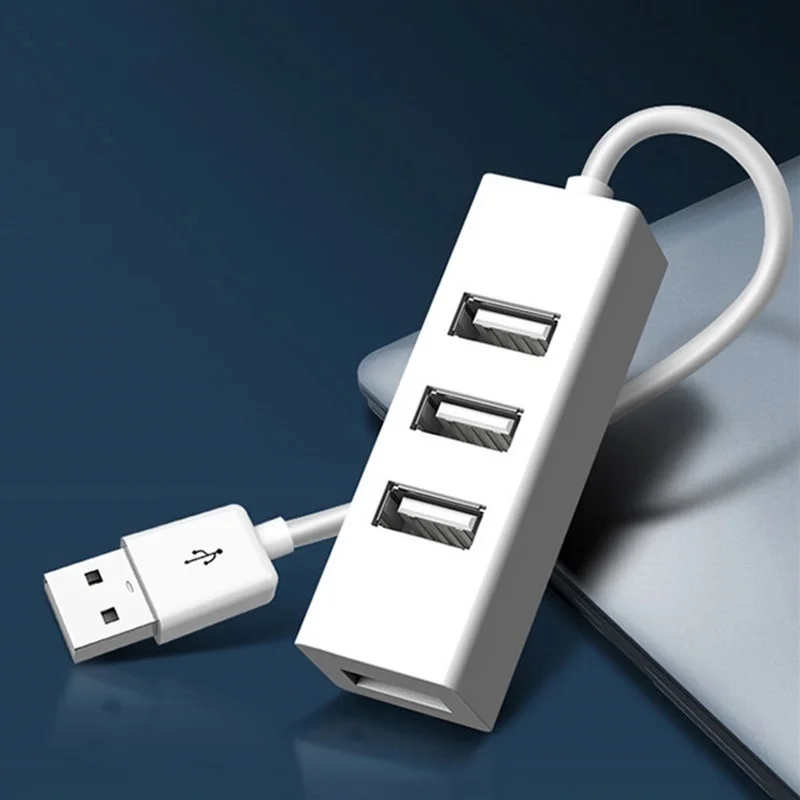 

Концентратор USB 2,0, концентратор, USB-разветвитель, высокоскоростной 4-портовый все в одном для ПК, Windows, macbook, компьютерные аксессуары