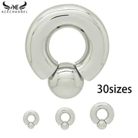 4 mm to 12 mm thick stainless steel piercing ring body jewelry nipple genital large gauge piercing piercing ring