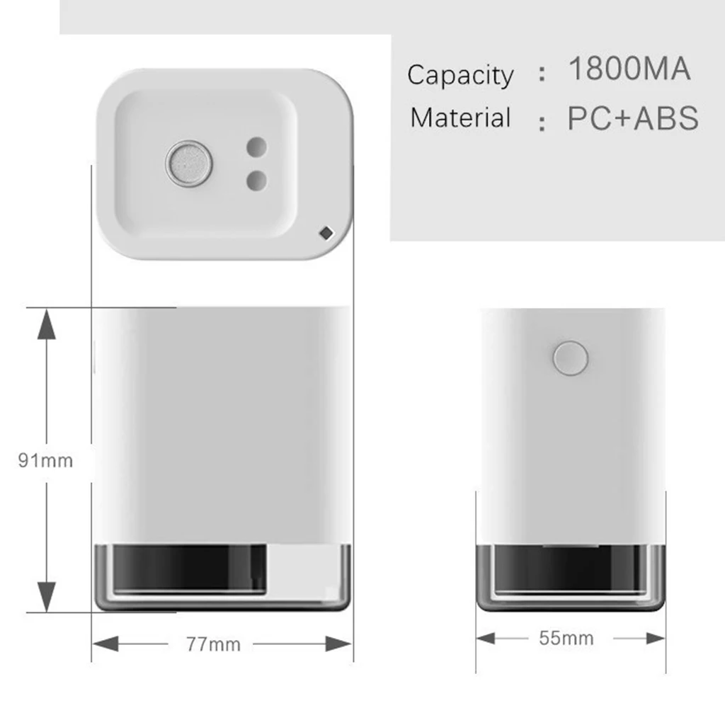 

Automatic Alcohol Dispenser Sterilizer Alcohol Spray Hand Cleaner Black