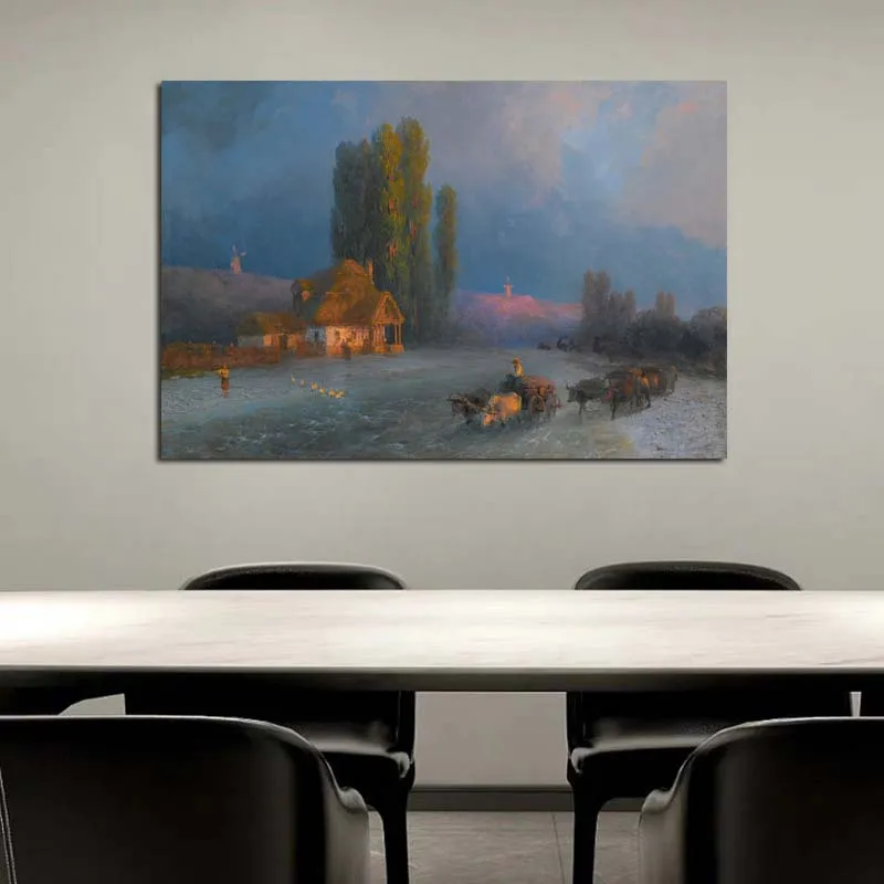 Картина на холсте для художника Ивана Айвазовского Раскрашивание плакатов