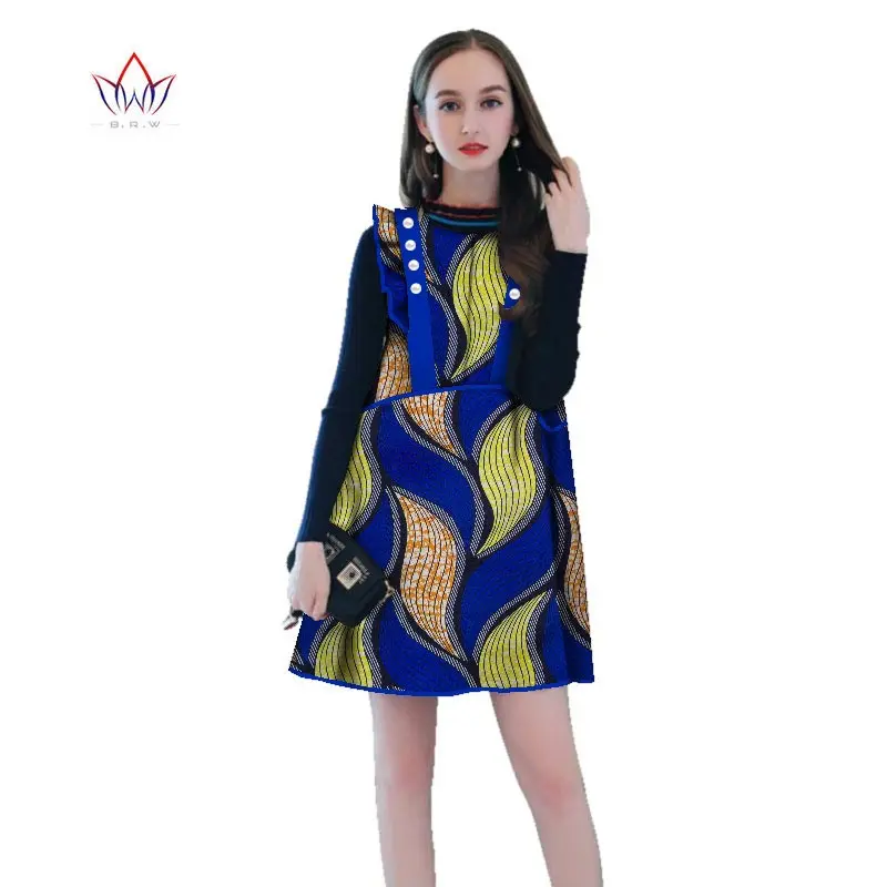 Халат Дашики африканские платья для женщин хлопковая традиционная одежда с