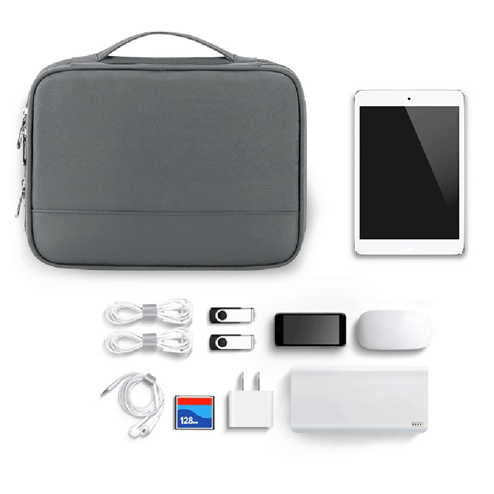 

Universal Cable Bag Electronic Organizer Travel Electronics Accessories Cases For Cable Charger Phone And More 28.5*20.5*7.5cm