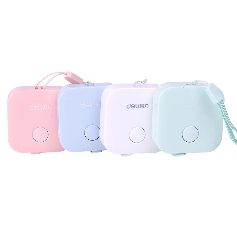 Lovely Candy Color Ruler Cute Macaron Tape Measure Box Portable Fashion Design School Office Rulers Stationery Supplies