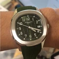 Męski zegarek czarna tarcza gumowa opaska silikonowa data Chrono męskie biznesowe męskie zegarki wodoodporne luksusowe męskie zegarki na rękę dla mężczyzn