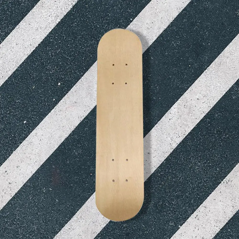 

DIY Wood Double Skate Decks Blank Skateboard Decks Double Concave Deck Natural Outdoor Contest Enjoyment Simple Durable