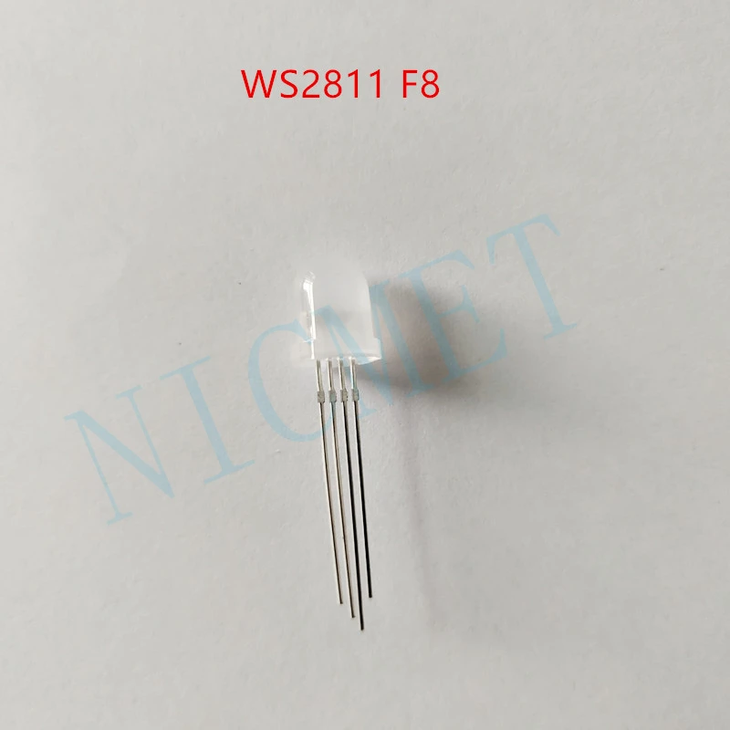 20 шт. 1000 DC5V WS2811 Светодиодный чип F5 5 мм F8 8 круглая шляпа RGB LED чипсет внутри