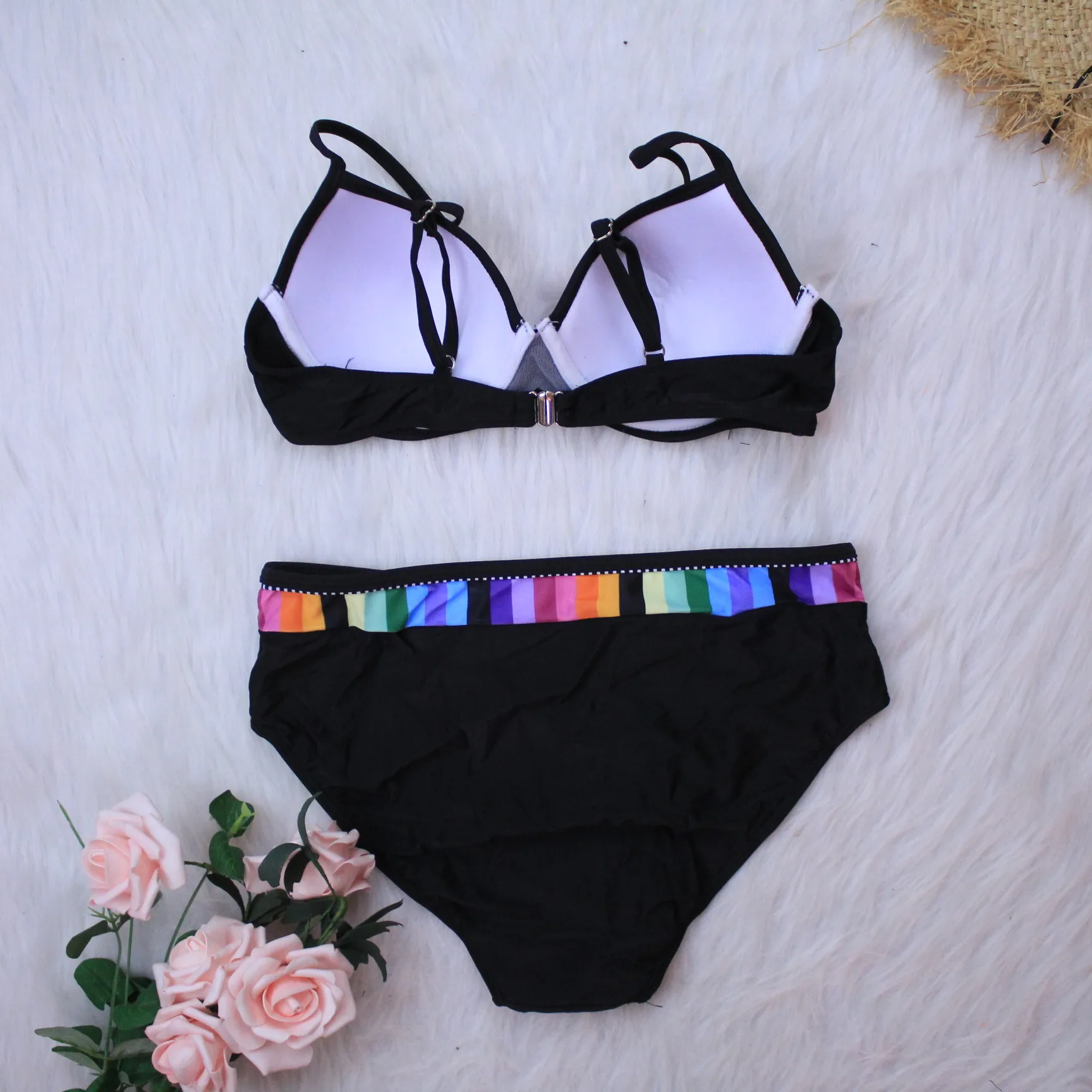 

Sexy 2021 Swimwear Women Patchwork Bikini Set Two-piece Suit Female Beachwear Swimsuit Push Up Biquini Women Bathers Swimming