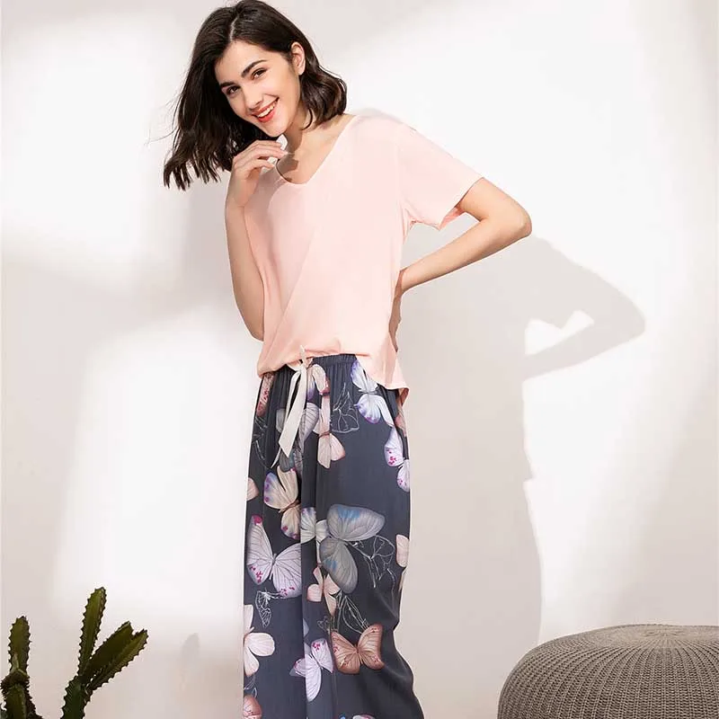 Женский простой стильный контрастный дизайнерский комплект удобная хлопковая