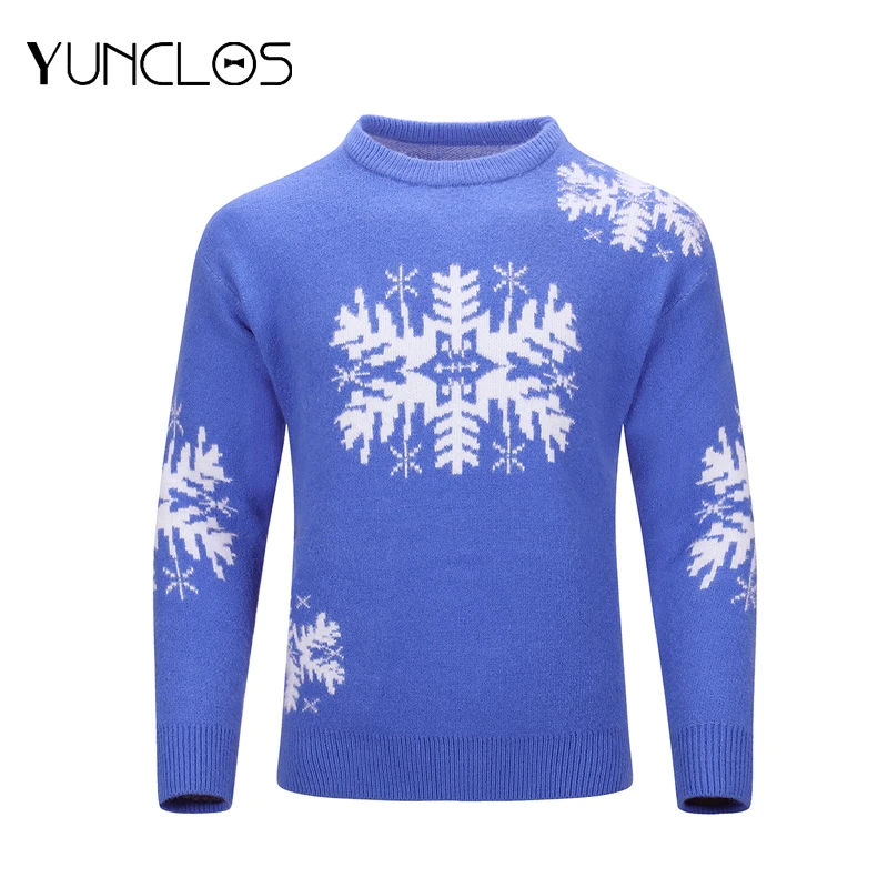 Горячая Распродажа мужской фотографический Рождественский свитер теплый цвет