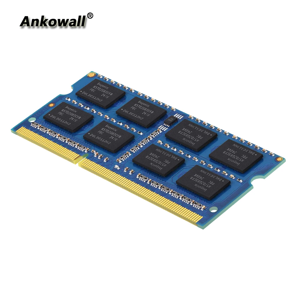 Память Ankowall для ноутбука DDR3 8 ГБ 4 Гб 2 ОЗУ 1333/1600 МГц 1 5 В 204Pin память 12800/