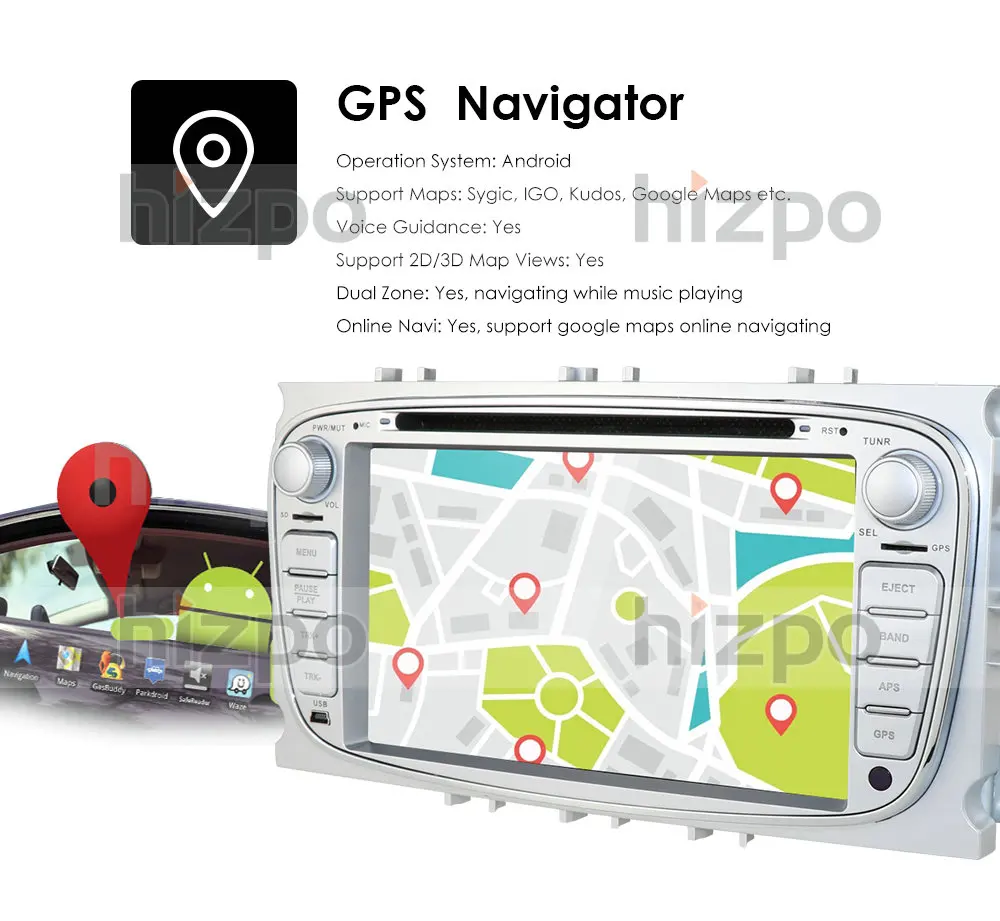Verkauf Octa Core Android10 Auto Radio Multimedia-Player Für Ford Focus S-Max Mondeo Galaxy C-Max Kuga Transit Verbinden GPS 2din Video DSP