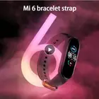 Сплошной цвет, съемные ТПУ браслеты на запястье Браслет спортивный ремешок сменный Браслет приятная на ощупь для умный Браслет Xiaomi Mi Band ремешок 6 частей