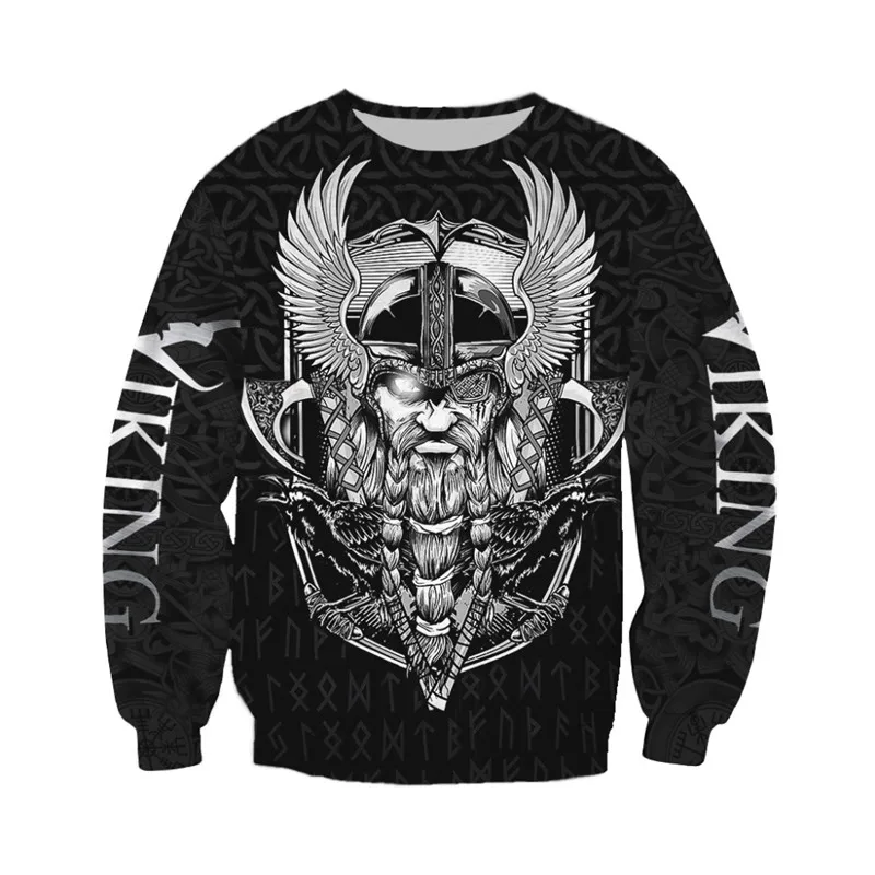 

Latest Viking Armor 3D full set printed men's and women's hoodies Harajuku fashion Hooded Sweatshirt casual jacket Pullover