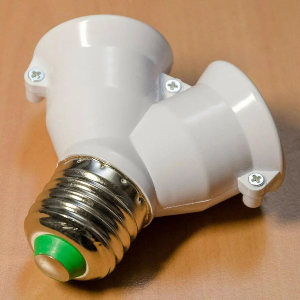 Винты 2 в 1 E27 основание светильника огнеупорные Материал держатель Y Форма