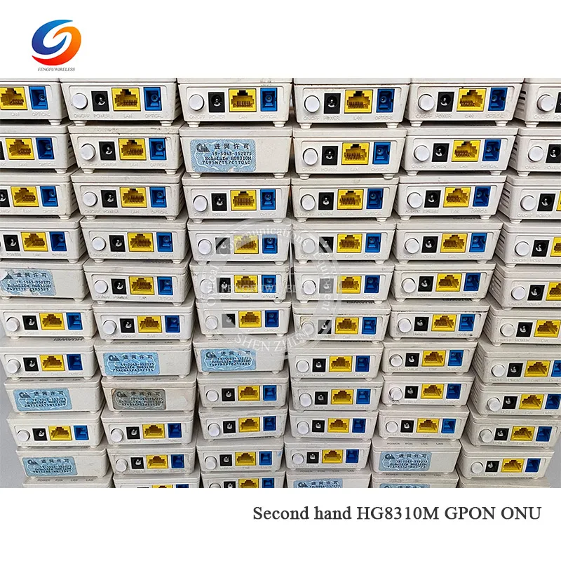 Оптовая продажа 50 шт. оригинальный б/у Однопортовый Ethernet порт Huawei HG8310M терминал GPON