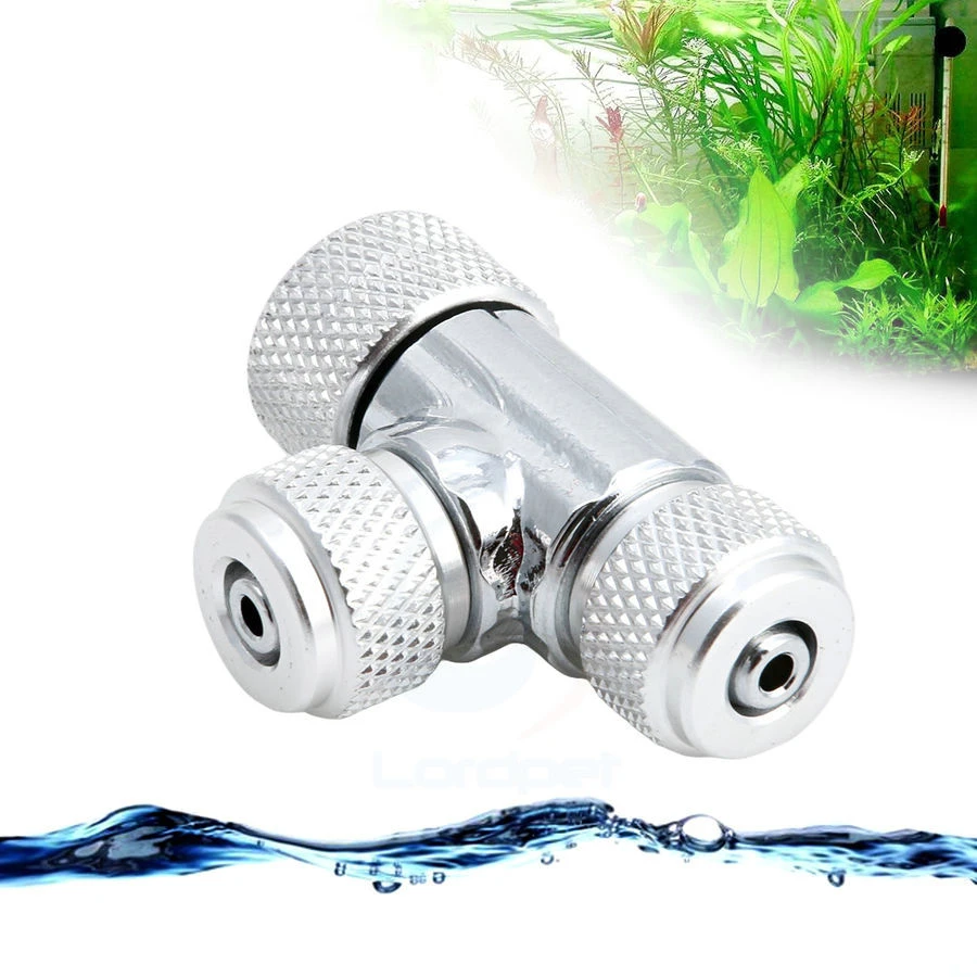 WYIN Фирменная Новинка CO2 иглы клапан для Guage диффузор давление системы DIY растений аквариум две головы и одной головы