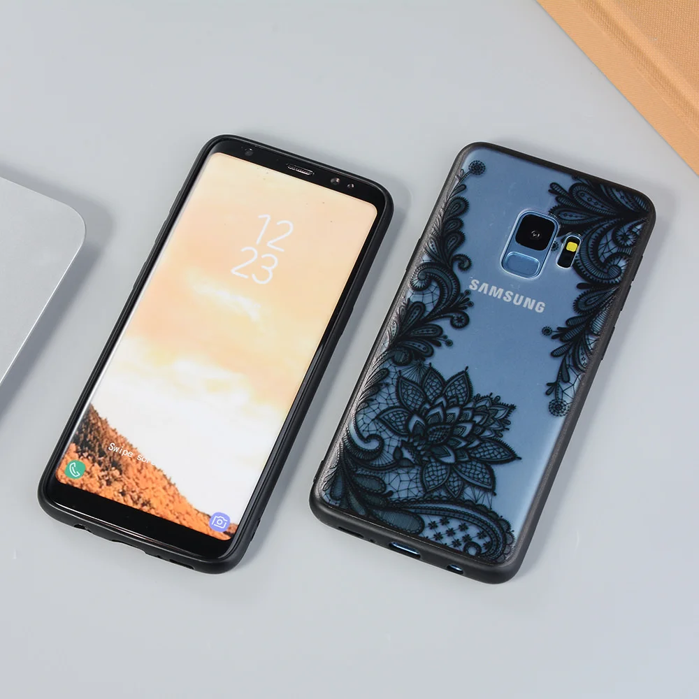 LAPOPNUT полый цветочный кружевной ТПУ силиконовый чехол для Samsung Galaxy A3 J3 J5 2017 J4 J6 Plus A6