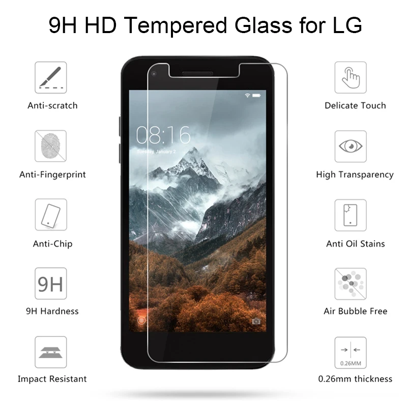Защитное стекло для LG G7 G6 G5 G3 G2 9H HD закаленное защитное смартфона на K10 Pro|Защитные
