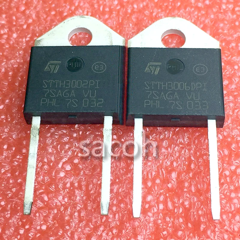 Новый оригинальный 10 шт. STTH3002PI STTH3002P DOP3I 30A 600 в ультратонкий высоковольтный