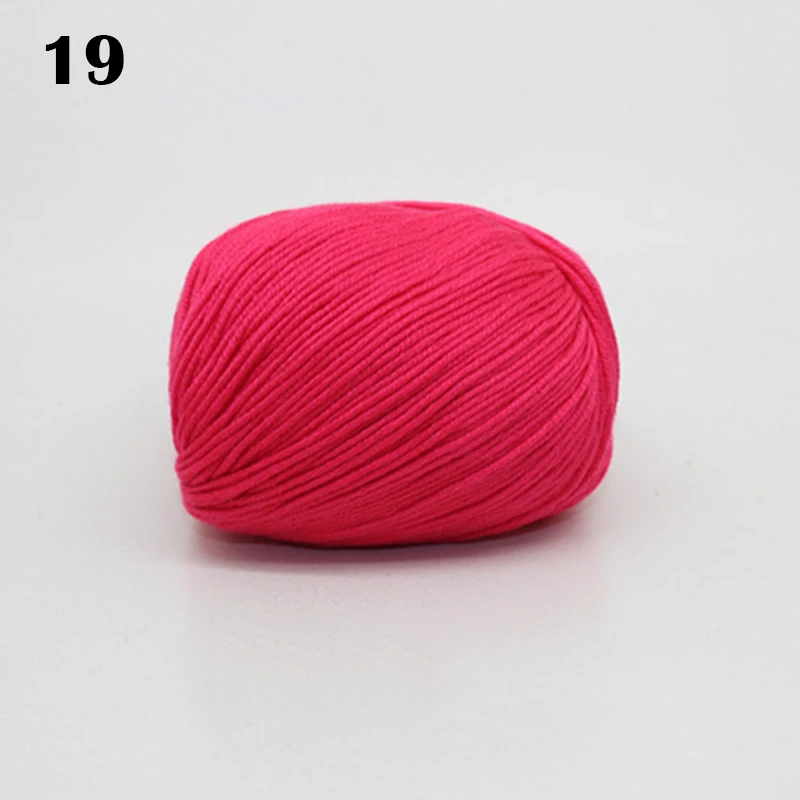 Хлопковая шелковая Белковая бархатная пряжа для вязания крючком 50 г|Пряжа| |