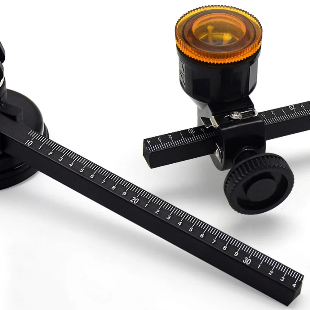 

1Pc Convenient Glass Compass Cutter Cutting Tool Range Hood Hole Opener (Black)