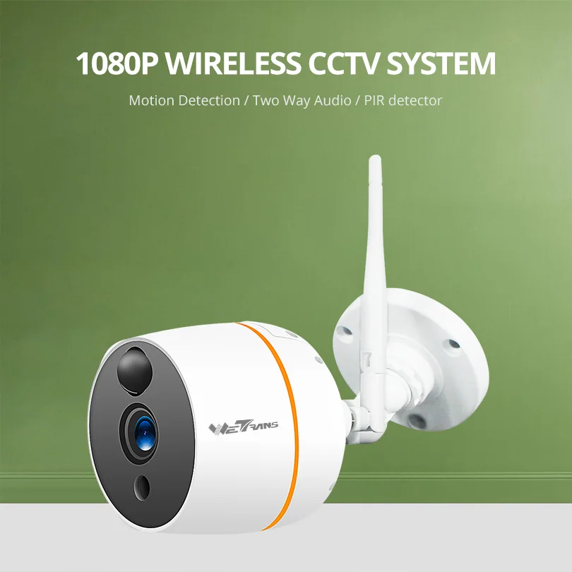 Weтранс двухсторонняя аудио Беспроводная cctv камера 1080P HD IPPRO Водонепроницаемая PIR Обнаружение домашней безопасности Wifi ip камера