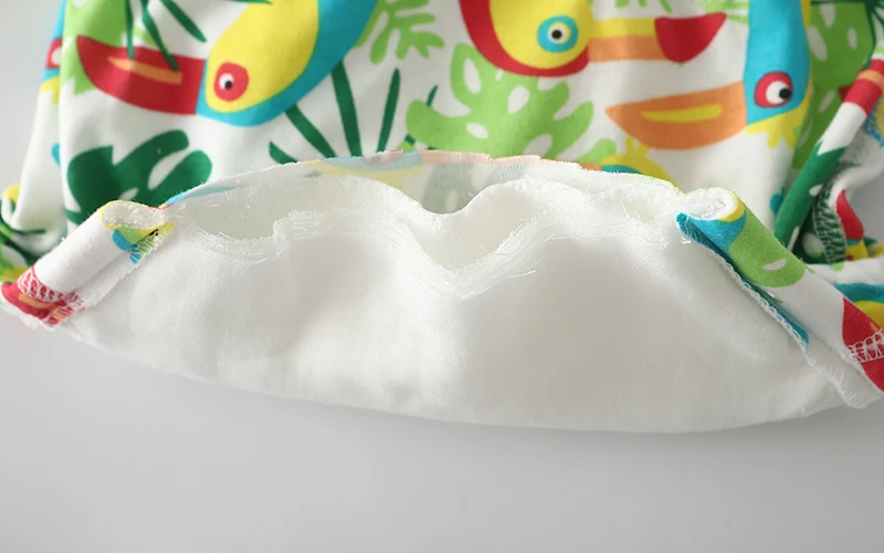 8 шт. моющиеся Мультяшные хлопковые детские тренировочные штаны для горшка