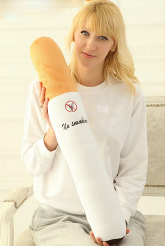 Новинка 2019 популярная 70 см подушка для сигарет без курения плюшевая забавная