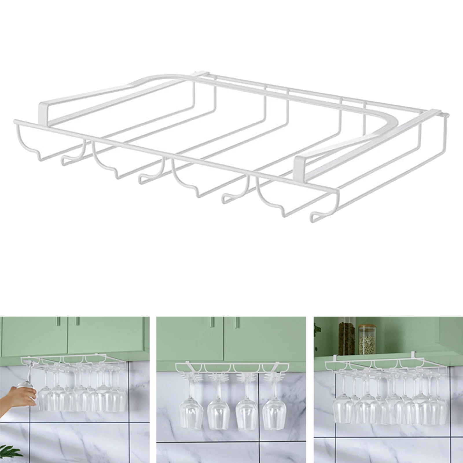 Стойка для Винных Бокалов подставка под шкаф держатель бокалов кухни и