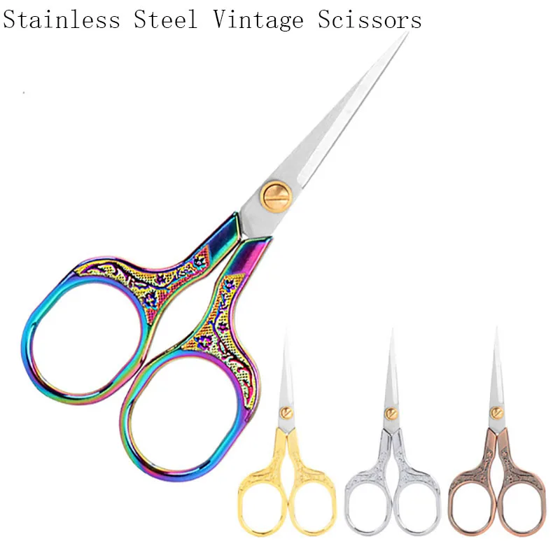 

Sewing Scissors Stainless Steel Tailor Vintage Scissors Sharp Sewing Shears fFor Embroidery Sewing DIY Craft Art Work
