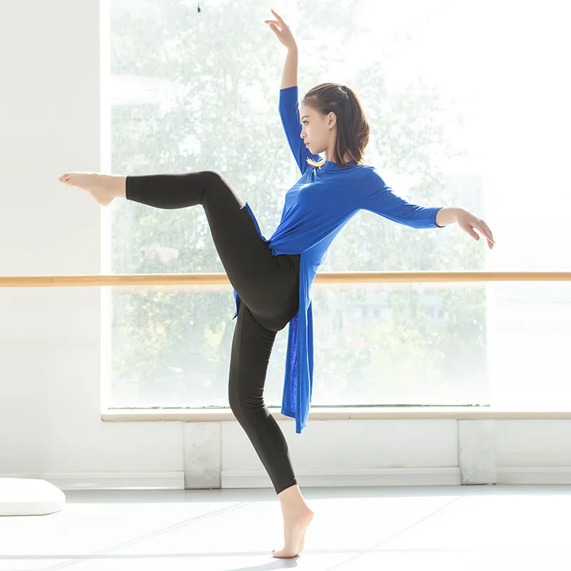 Женская одежда для гимнастики свободный танцевальный костюм танцевальное