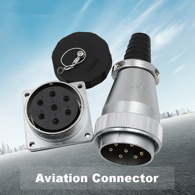

WEIPU WS48 TQ+Z Outdoor Electronic Aviation Connector M48 100A High Voltage Screw Crimping Solar Lighting Solder Power Adapter