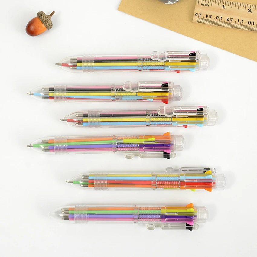 8-Цвет шариковая ручка классическая приковывающая взгляд 0 7 мм написания мульти