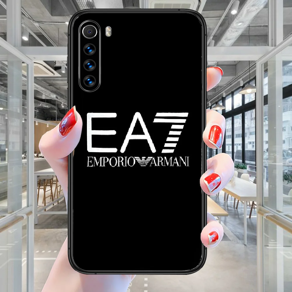 

Italy Luxury Fashion Brand Phone Case For Xiaomi Redmi Note 7 8 8T 9 9S 4X 7 7A 9A K30 Pro Ultra black Shell Painting Coque