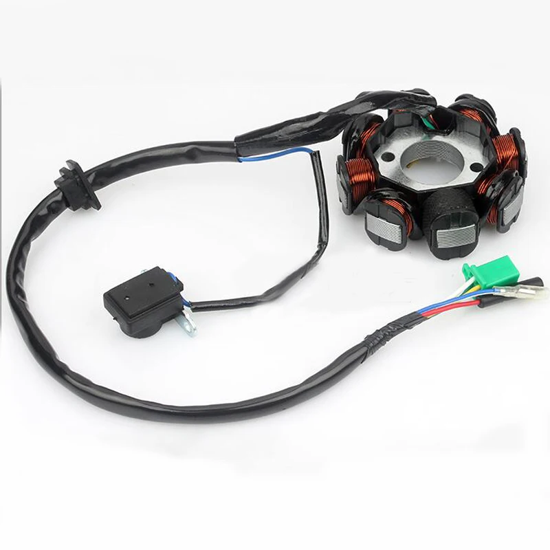 Скутер аксессуары GY6 125 150CC Магнето 8 ступенчатая катушки статора|Зажигание