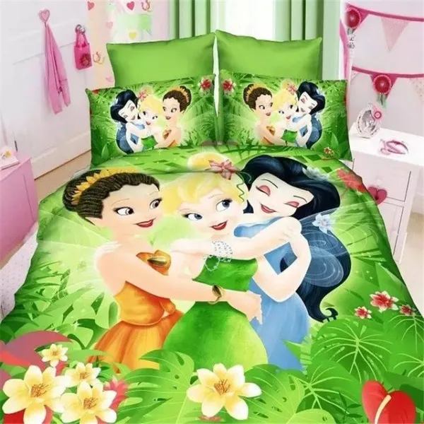 Princess 6 Disney Золушка Белла 5 Принцесса Рапунцель Комплект постельного белья для девочек детский пододеяльник наволочка для детей подарок для девочек 1,0 м 1,2 м - Цвет: Princess 6