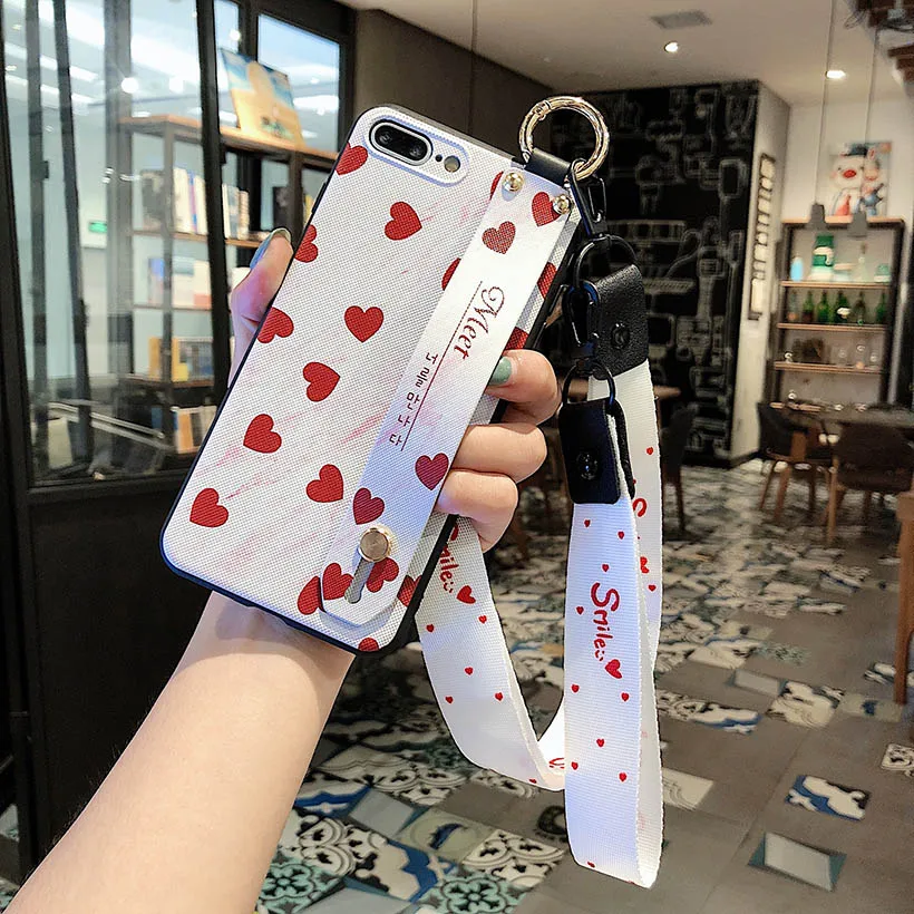 aixin bai Red mi Примечание 8 7 5 Pro 6 S2 Y2 ремешок чехол для Xiaomi mi A3 A2 Lite A1 5X 6X mi CC9 CC9E 8 9 SE чехол со стойкой и ремнем Чехол кожаный чехол Капа - Цвет: aixin bai