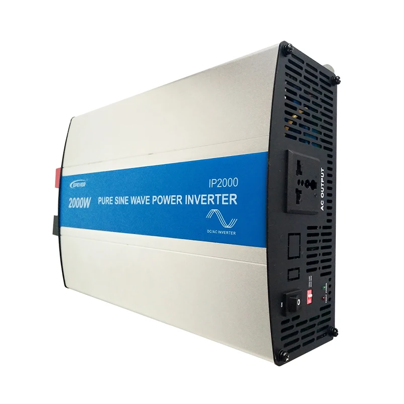 EPever 2000 Вт Чистая синусоида Инвертор 24 V/48 V Вход 110VAC 120VAC 220VAC 230VAC Выход-регулируемым приводом 50Гц 60Гц, и он имеет высокую эффективность конвертер IPower