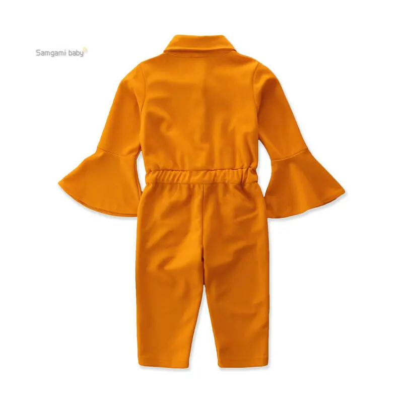 Комбинезон детский с расклешенными рукавами на осень/весну | Женская одежда