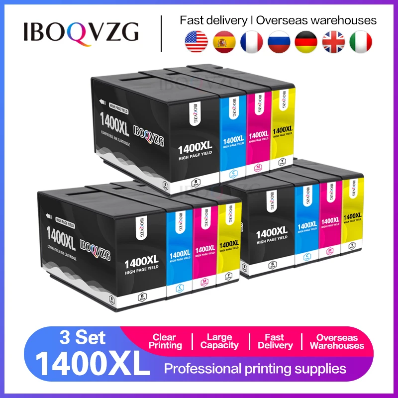 IBOQVZG 1400XL принтер картридж совместимый для Canon Maxify MB 2140 2740 2040 2340 pgi1400 PGI-1400XL PGI-1400 с