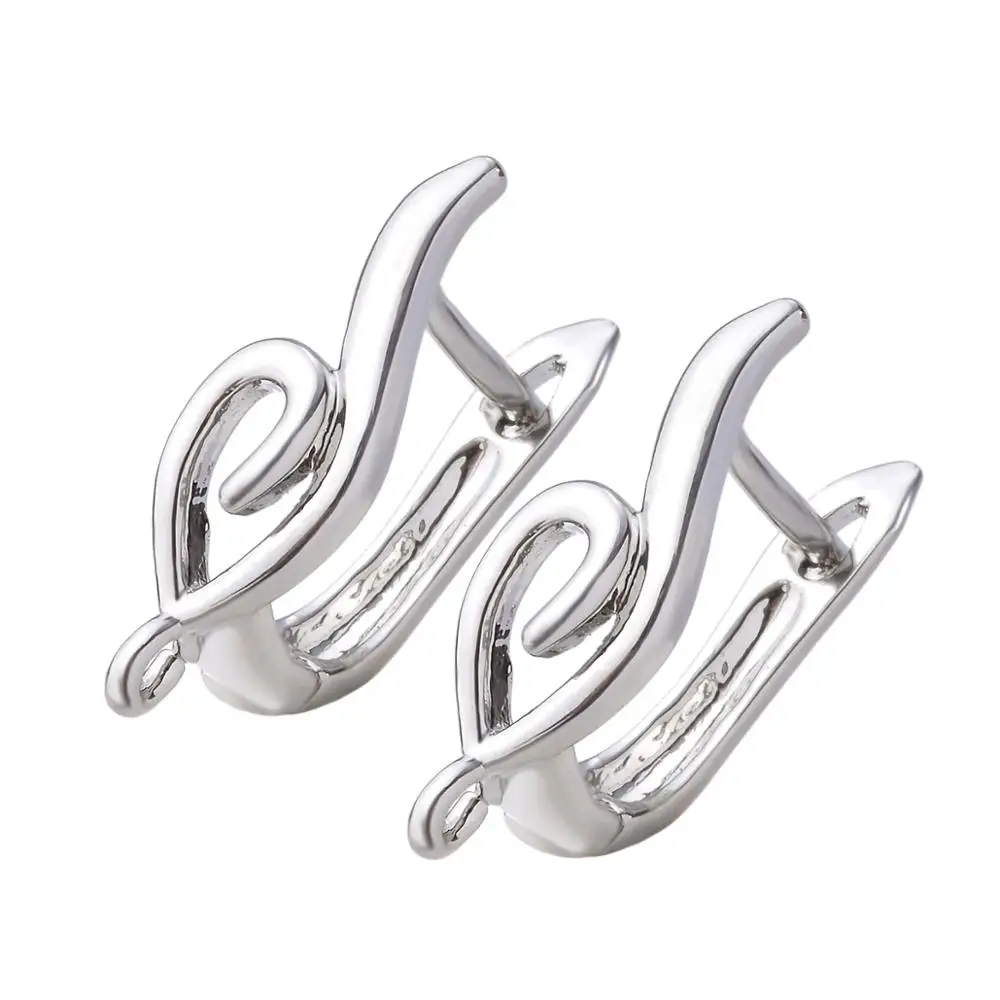 Peixin Популярные латунные ювелирные изделия модный полый лист дизайн застежка для