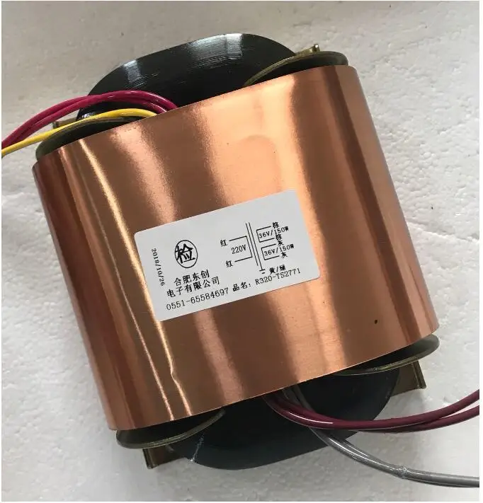 Трансформатор сердечника 36V 0 4.1A R 300VA R320 под заказ трансформатор 220 В вход медный