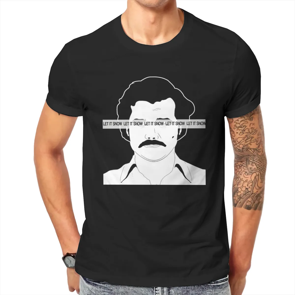 

Pablo Let It Snow T shirt Men T shirt summer T-shirt