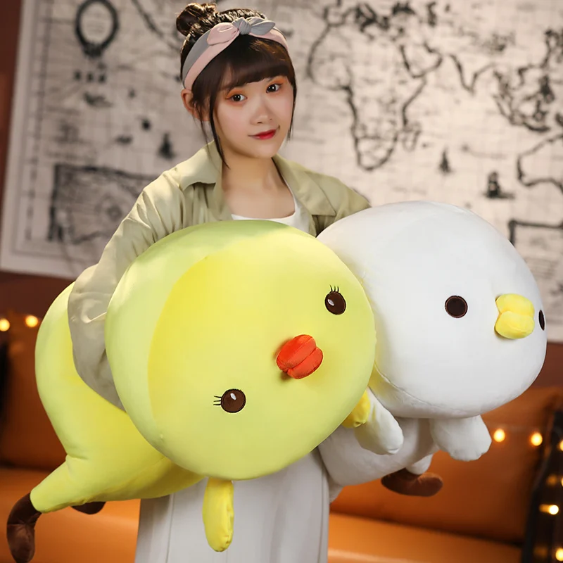 

25-60cm Super Cute Yellow Chicken Stuffed Animal Soft Plush Toys Creative Gifts For Birthday or Christmas