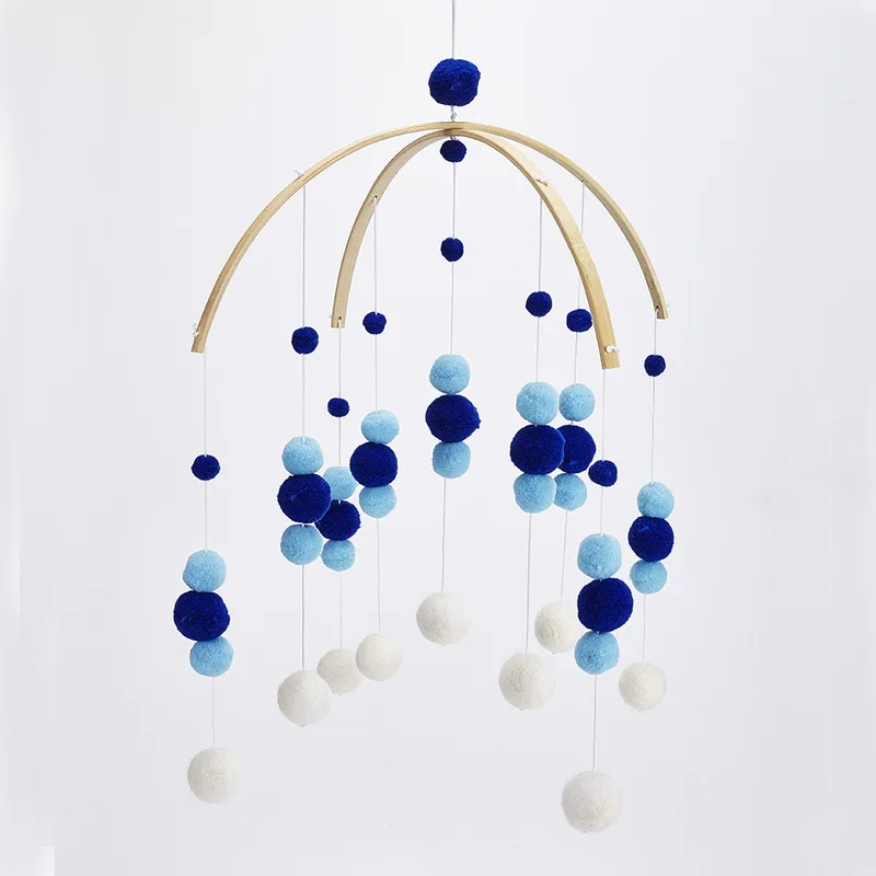 New Dream Catcher Ins Nordic Wool Ball Wind Chimes Bed Bell Children's Room Decoration Living Shop Habitacion | Дом и сад