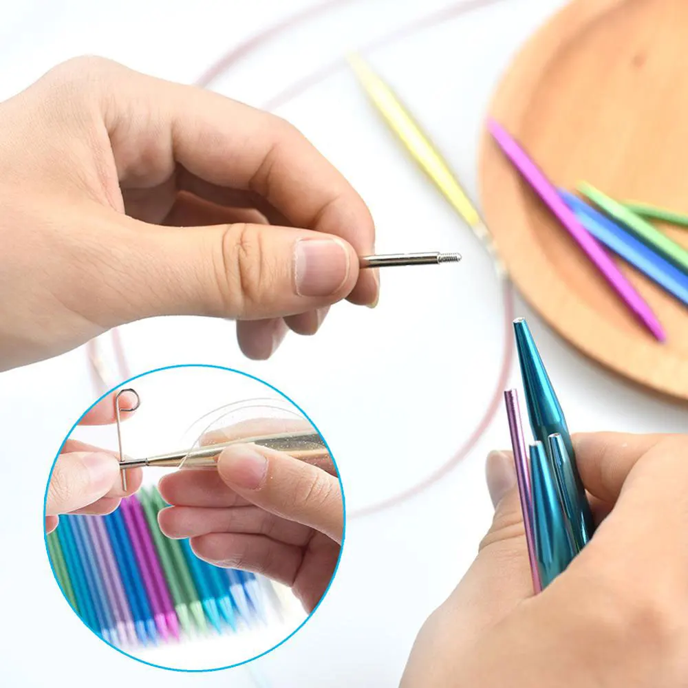 

Crochet Hook Set for Home DIY Needlework Tools Beginners Handicraft Knitting Crochet Organizer Circular Knitting Needles Kits