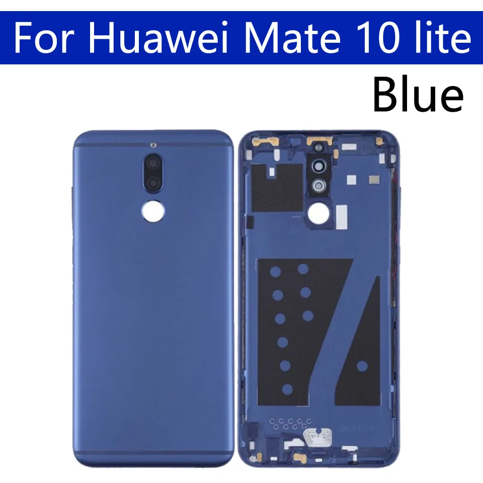 Задняя крышка батарейного отсека для Huawei Mate 10 lite задняя корпуса чехол Nova 2i Корпус